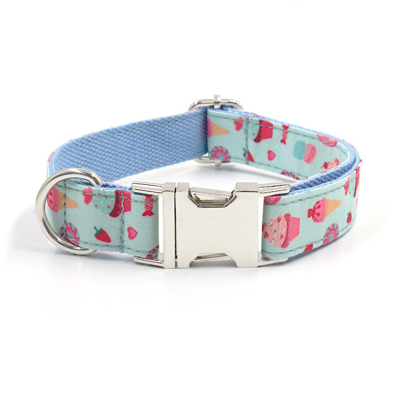 Large Dog Collar and Leash Set for Walking