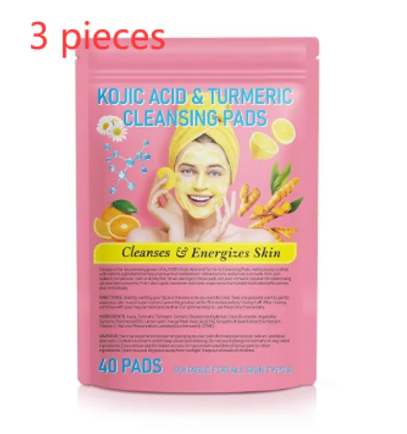 Turmeric & Kojic Acid Compressed Cleansing Pads