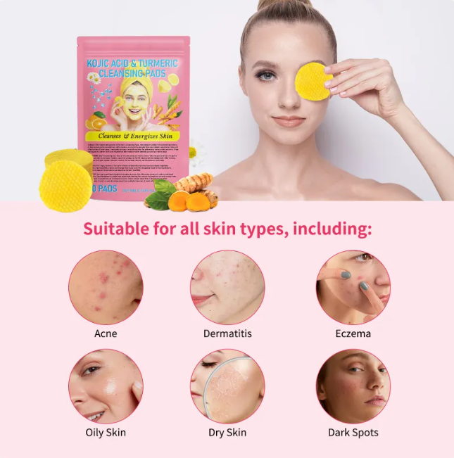 Turmeric & Kojic Acid Compressed Cleansing Pads
