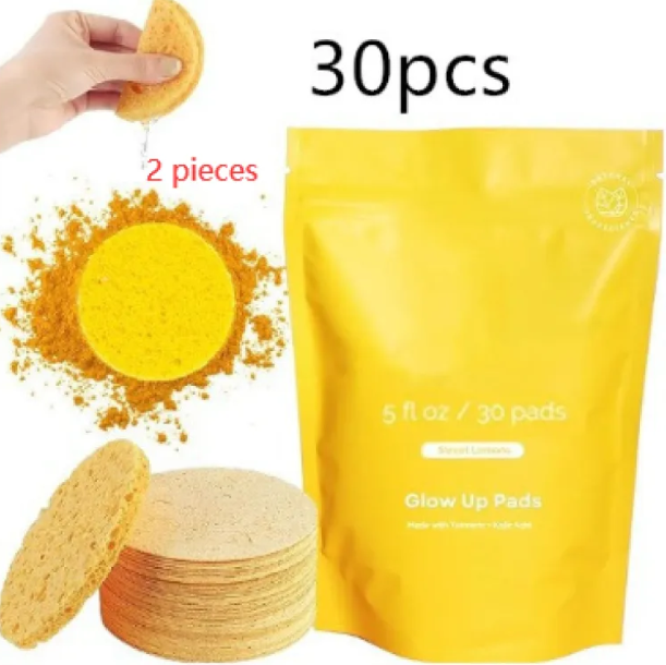 Turmeric & Kojic Acid Compressed Cleansing Pads