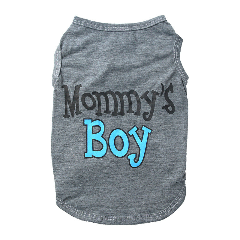 Teddy Dog Vest for Spring and Summer Pet Apparel